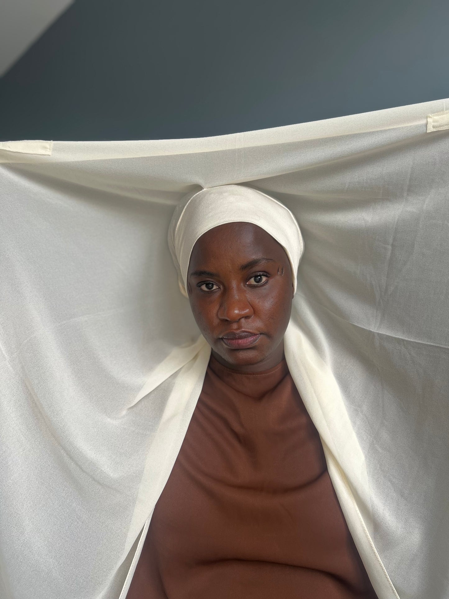 Hijab Chiffon Instantané avec Aimants & Bonnet Intégré