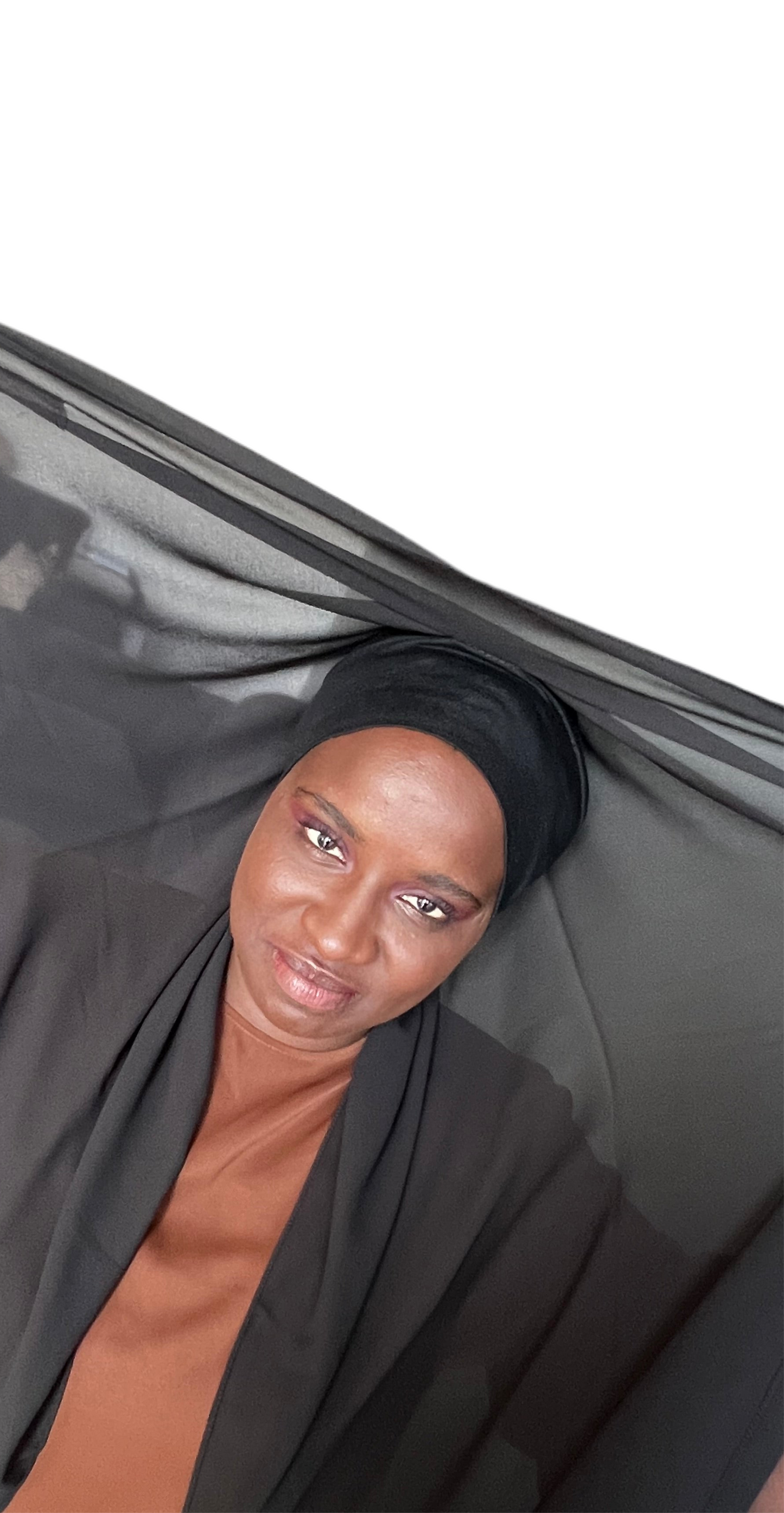 Hijab Chiffon Instantané avec Aimants & Bonnet Intégré