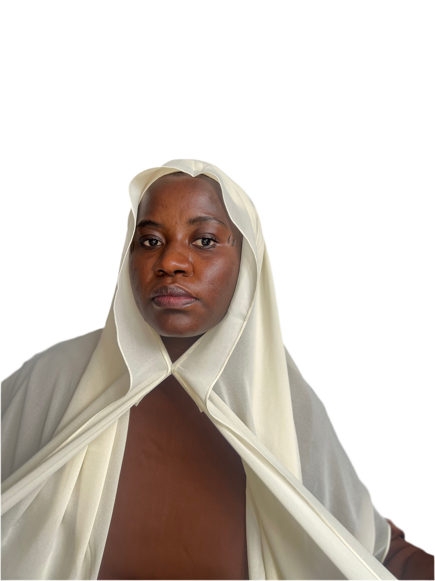Hijab Chiffon Instantané avec Aimants & Bonnet Intégré