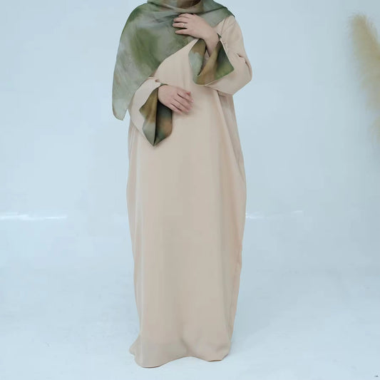 Abaya Kaki Marbre