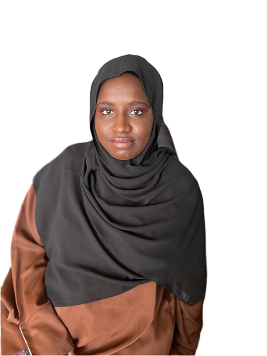 Hijab Chiffon Instantané avec Aimants &  Bonnet Intégré