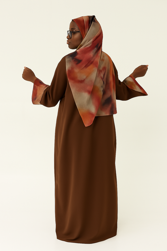 Abaya Coffee Marbre