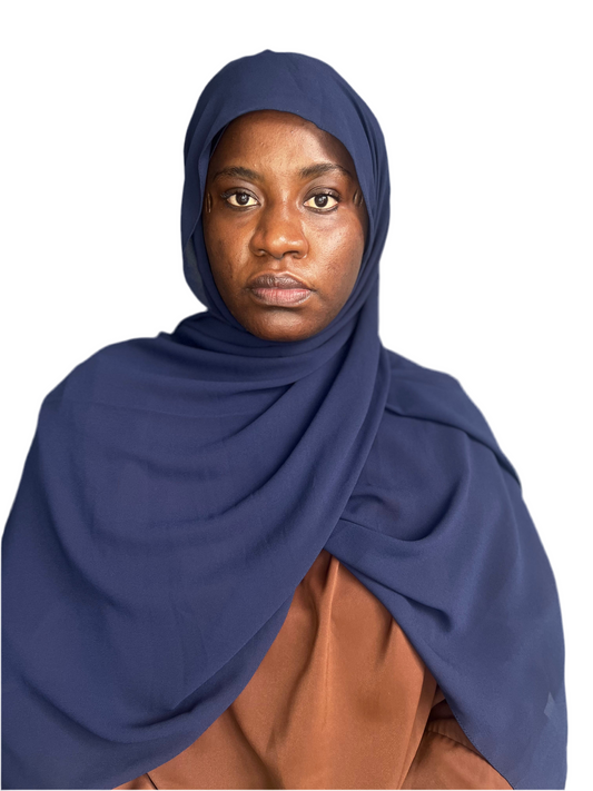 Hijab Chiffon Instantané avec Aimants &  Bonnet Intégré