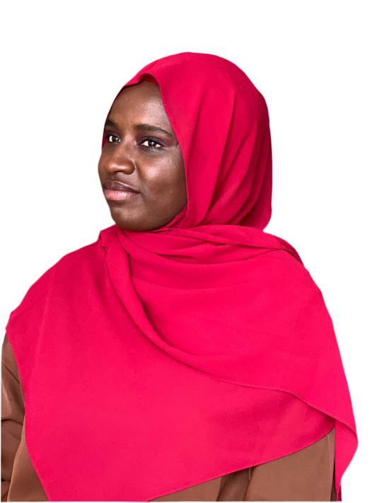 Hijab Chiffon Instantané avec Aimants &  Bonnet Intégré